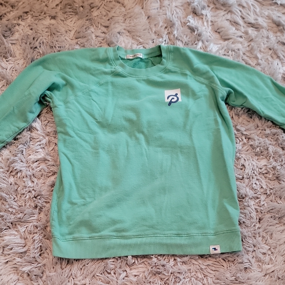 Peloton Mint Green Sweatshirt